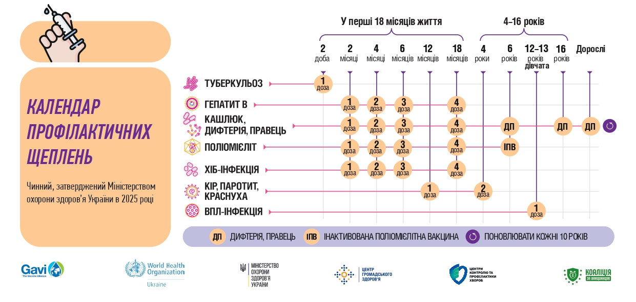 Календар вакцинацій